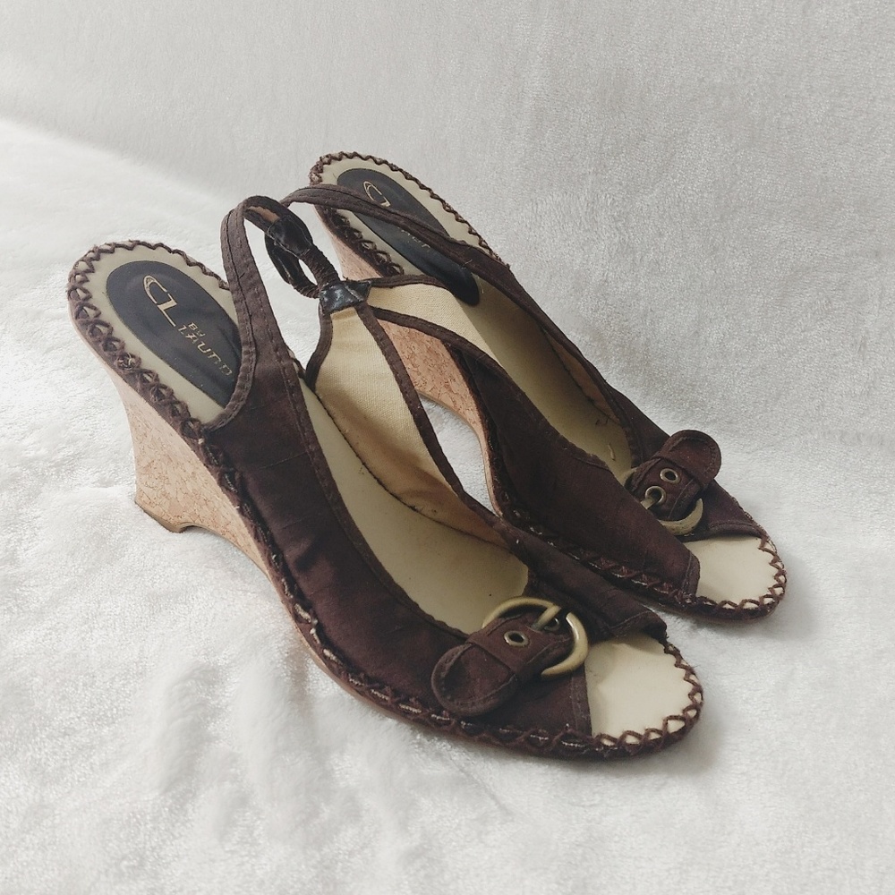 🌟 CL by Laundry Wedge Heel Shoes Spring Summer